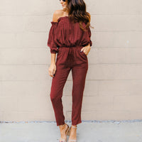 "Dotted Wine" Jumpsuit
