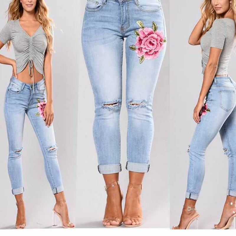 "Rose Gal" Skinny Jeans
